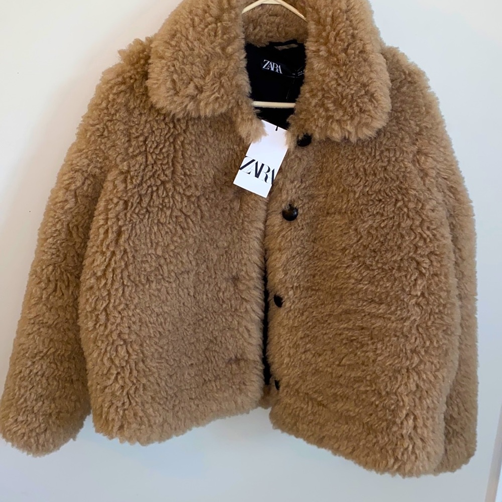 Thick fur coat